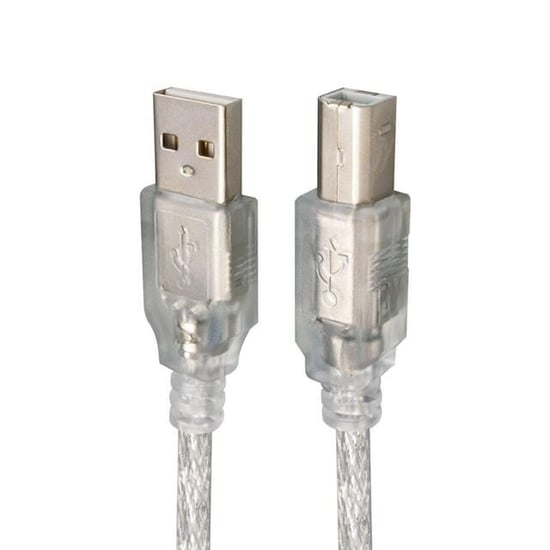 Pm-3267 3 Metre Şeffaf Usb 2.0 Yazıcı Kablosu