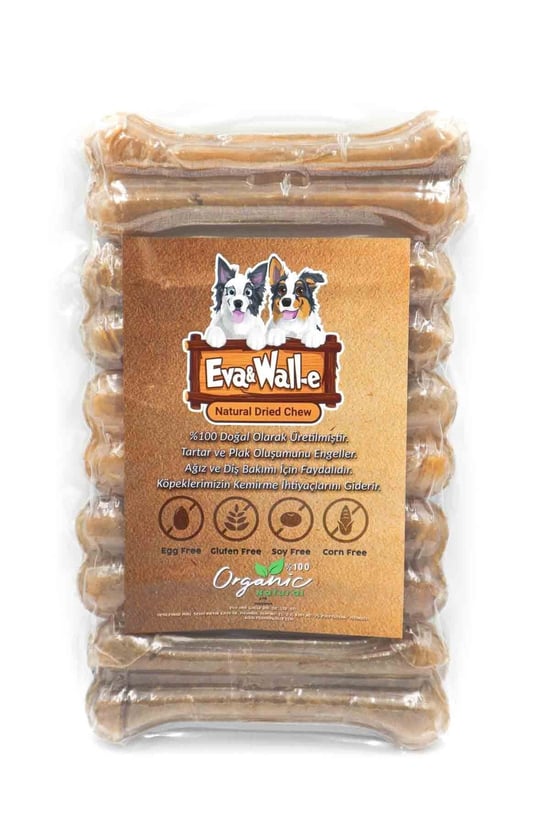 Eva & Walle Doğal Köpek Pres Kemiği Naturel 5' Li 13cm 75-80 Gr Orta Irk Ve Yetişkin Küçük Irk