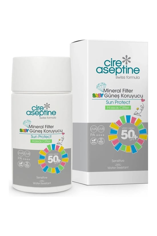 Cire Aseptine 50 Spt Mineral Filtreli Güneş Koruyucu Hassas Ciltler 50 Ml