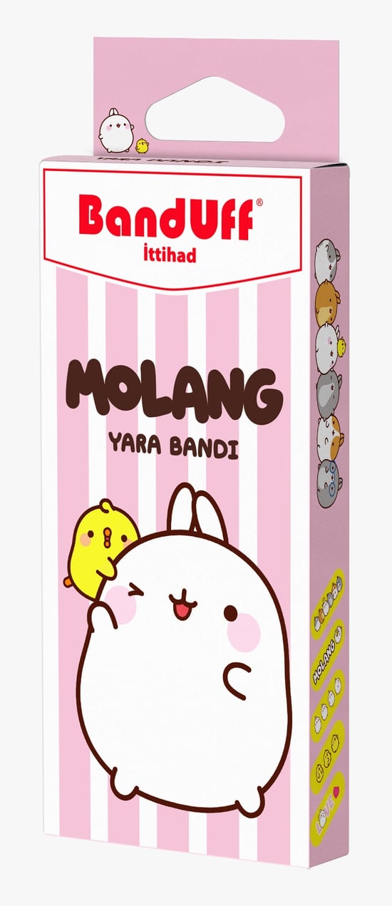 Banduff Yara Bandı 10 lu - Molang - Pinky