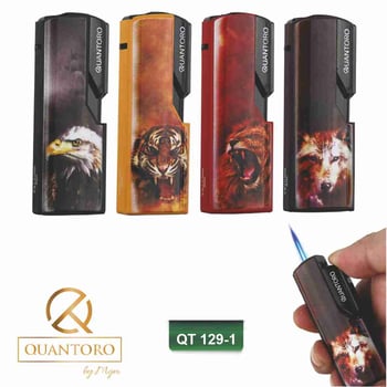Quantoro 129 Pürmüzlü Çakmak Desenli*20