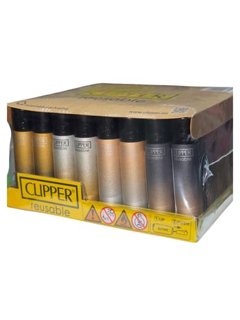 Clipper Micro Renkli Taşlı Çakmak 48'li (karma)