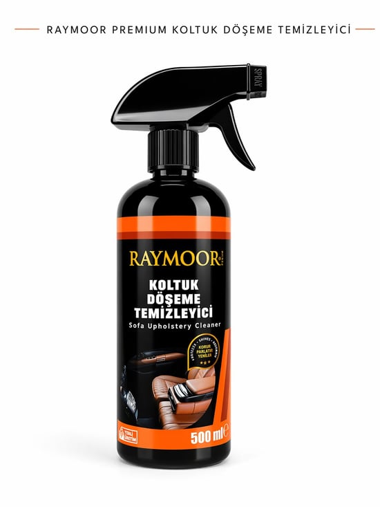 Raymoor Premium Koltuk ve Döşeme Temizleyici | Kumaş, Tavan ve Döşeme Leke Çıkarıcı