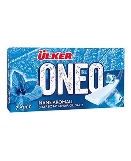 Ülker Oneo Sakız 14 G X 27'li Paket X 6'lı Koli Nane Aromalı