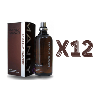 Manly Savor Edc 125 Ml Erkek Parfüm 12 Adet