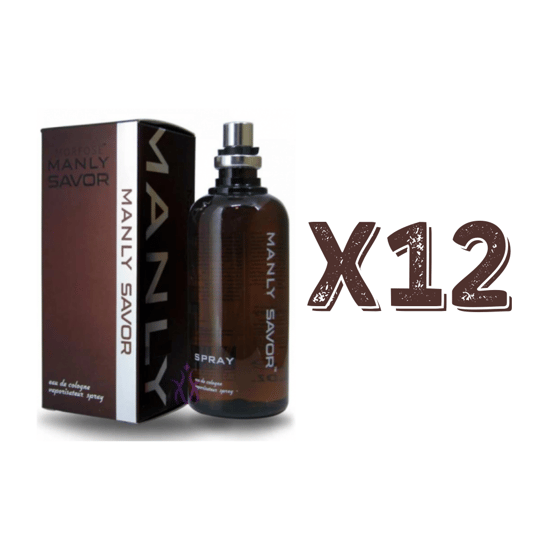 Manly Savor Edc 125 Ml Erkek Parfüm 12 Adet