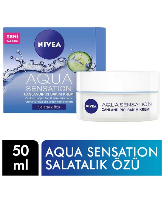 Nivea Aqua Sensation Canlandırıcı Yüz Kremi 50 ml