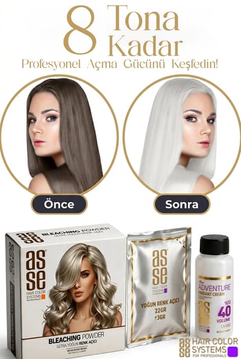 Asse Professional Ultra Yoğun Saç Renk Açıcı
