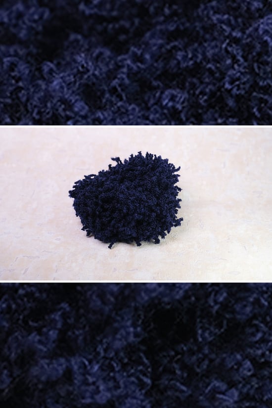 Hürrem Bone Lacivert Saç Tokası Kırçıllı 1009_02