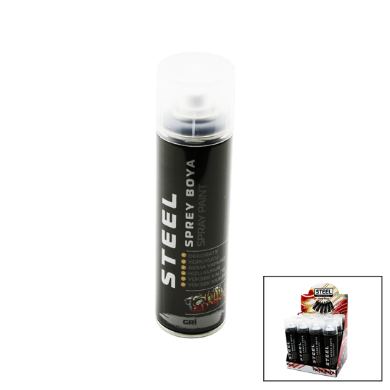 Steel ( Gri ) Sprey Boya 200ml