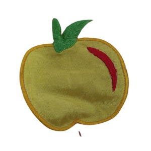 P Parla Aplike Ütü İle Yapışan Elma Desen