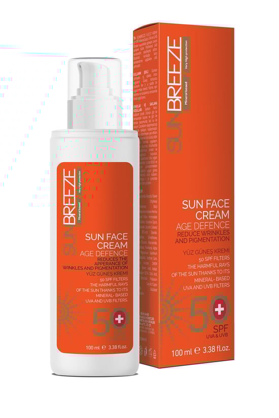 Sunbreeze Yüz Güneş Kremi 50 Spf 100 Ml