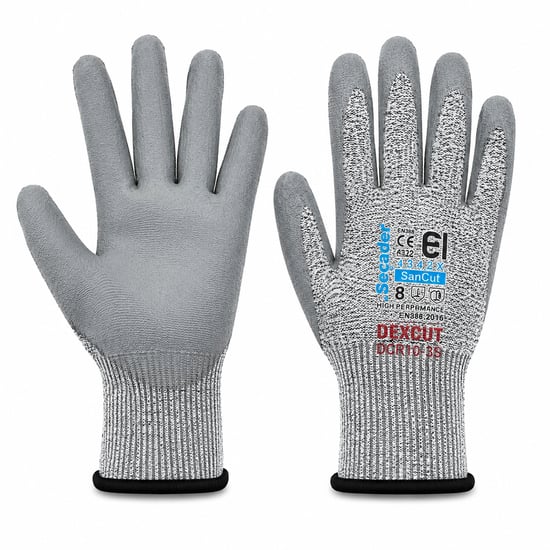 Egebant G-131744 ( Zebra ) ( No 8 ) ( Small ) ( Kesilme Dirençli ) Nitril İşçi Eldiven ( Bandı )