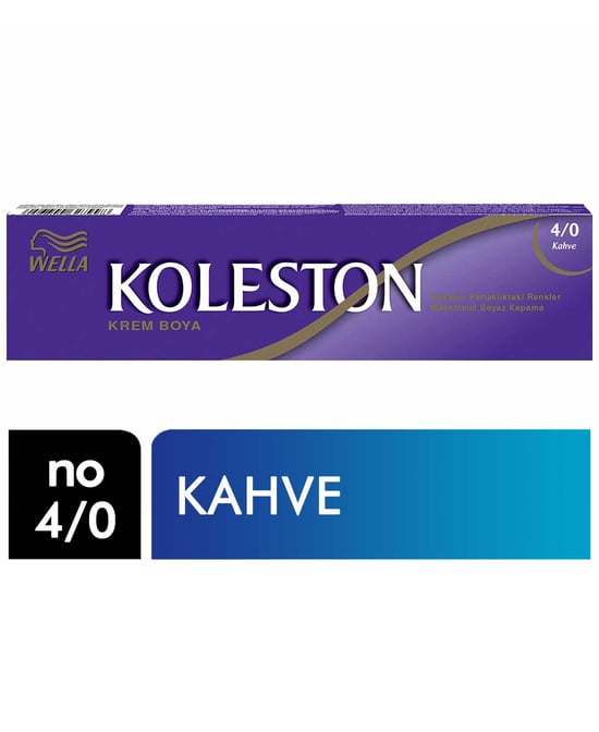 Koleston Saç Boyası Tüp No 4/0 Kahve