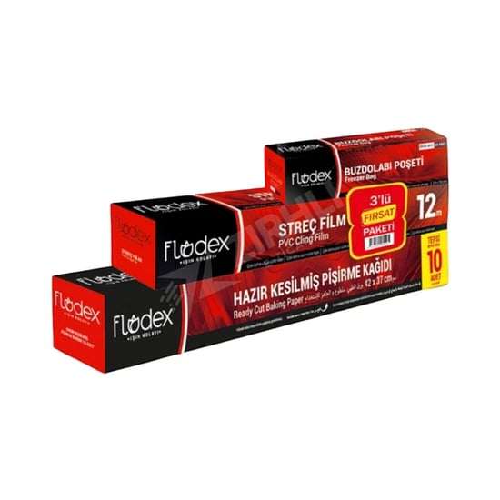Flodex 3 Fırsat Paketi Pişirme Kağd 12 + Sfılm *24