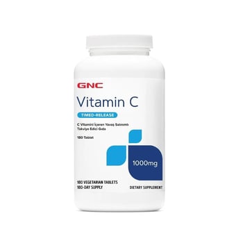 Gnc Vitamin C Timed-release 180 Bitkisel Tablet