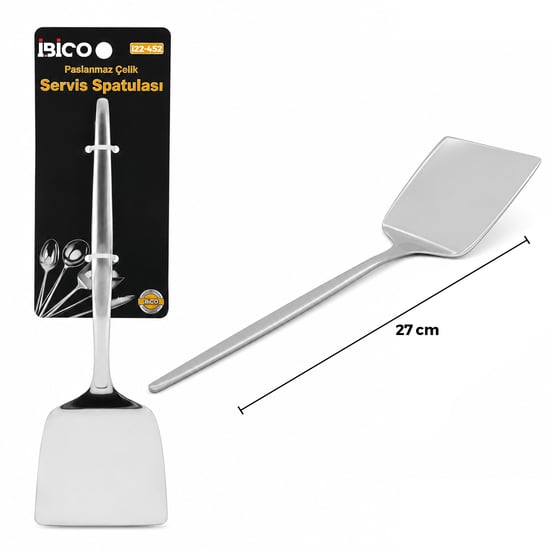 İ22-452 ( 27cm ) ( Krom ) ( Metal ) ( Servis Spatula )