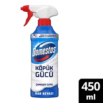 Domestos Köpük Gücü Kar Beyaz Çamaşır Suyu 450 Ml