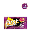 First Infinity 60 Dakika Ahududu & Limon Aromalı Şekersiz Sakız - 12 Adet