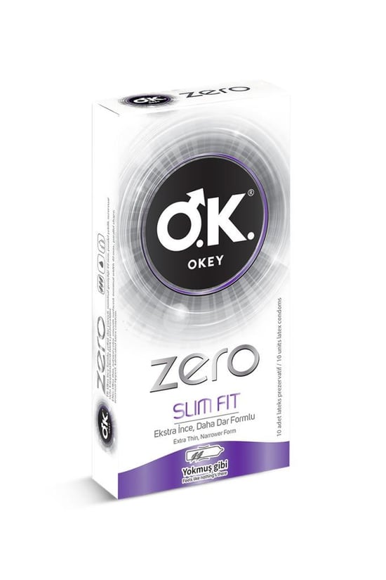 Okey Zero Slim Fit 10lu Prezervatif