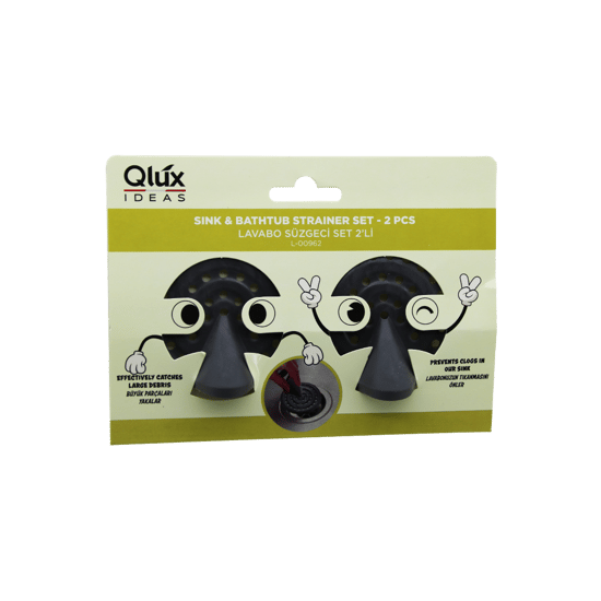 Qlux L-00962 ( 2pcs ) Lavabo Süzgeç Set