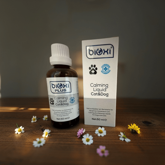 Bioxi® Plus Calming Liquid - Kedi ve Köpekler için Rahatlatıcı ve Sakinleştirici Destek,50ml