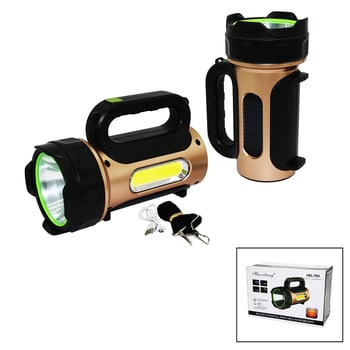 Haoerliang Hel-t93 ( 10w & Solar & Usb Şarjlı ) 2in1 El Feneri ( Renkli Fonksiyonel Smd Led )