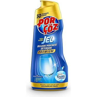 Porçöz Premium Bulaşık Makinesi Jel Deterjanı 900 Ml