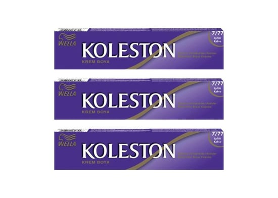 Koleston Tüp Boya 50 Ml - 7.77 Işıltılı Kahve 3 Adet