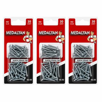 Medalyan Dl-02 ( 3.5x25 ) ( 30pcs ) Sunta Vidası