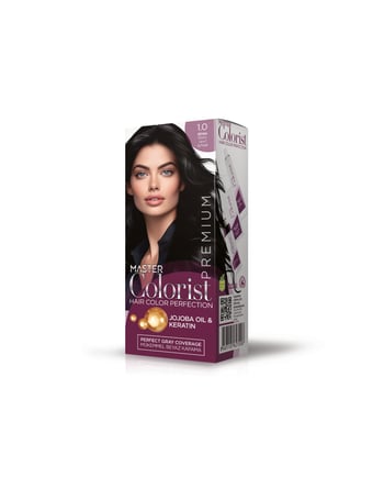 Master Colorist Premium Yarı Kit Set Boya 1.0 Siyah