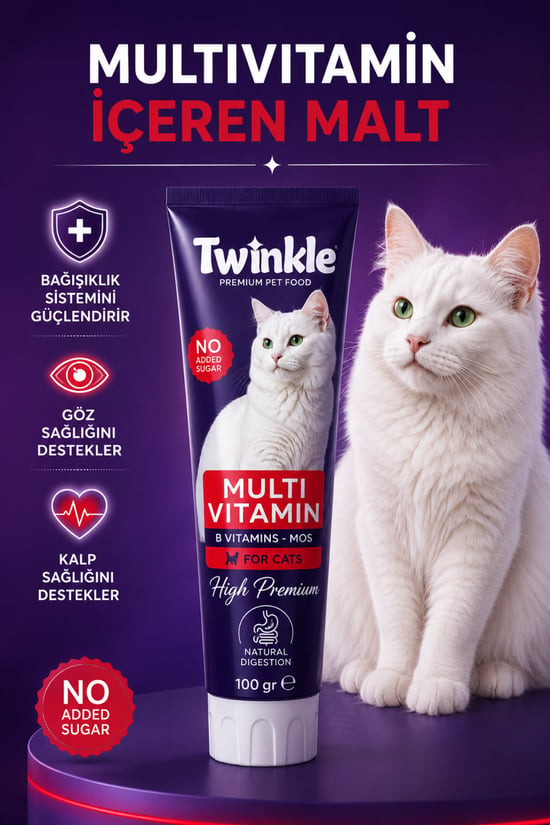Multivitamin Kedi Malt Macunu 100 Gr
