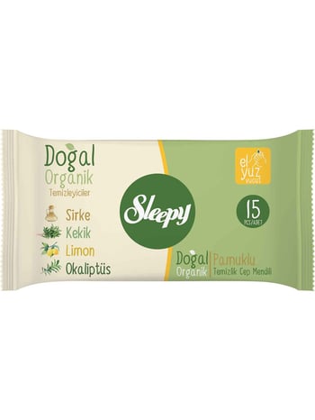 Sleepy Islak Cep Mendili 3x15'li