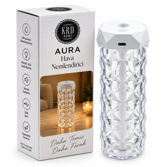 Krd Home Krd-8775 Aura ( Kristal ) Hava Nemlendirici ( Buhar Makine & Koku Giderici)