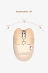 Everest Km-6283 Catty Wireless-Bluetooth Kablosuz Ultra Sessiz Özel Tasarımlı Q Klavye Mouse Mouse Pad Set