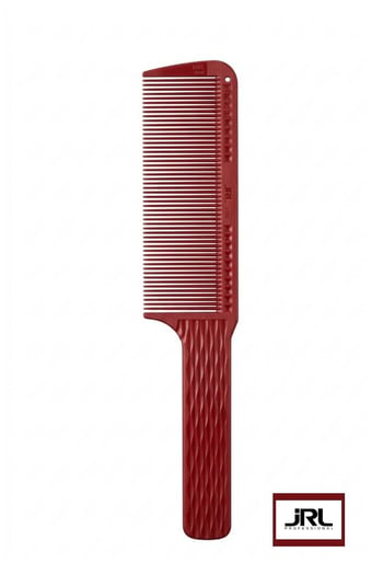 Jrl J202 24.4 Cm V-dişli Seramik Seri Profesyonel Makine Üstü Kesim Tarağı Kırmızı