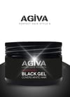 Agiva Black Gel Beyaz Saçlar için Kapatıcı Saç Şekillendirici Güçlü Jöle Cover White Hair 250 Ml