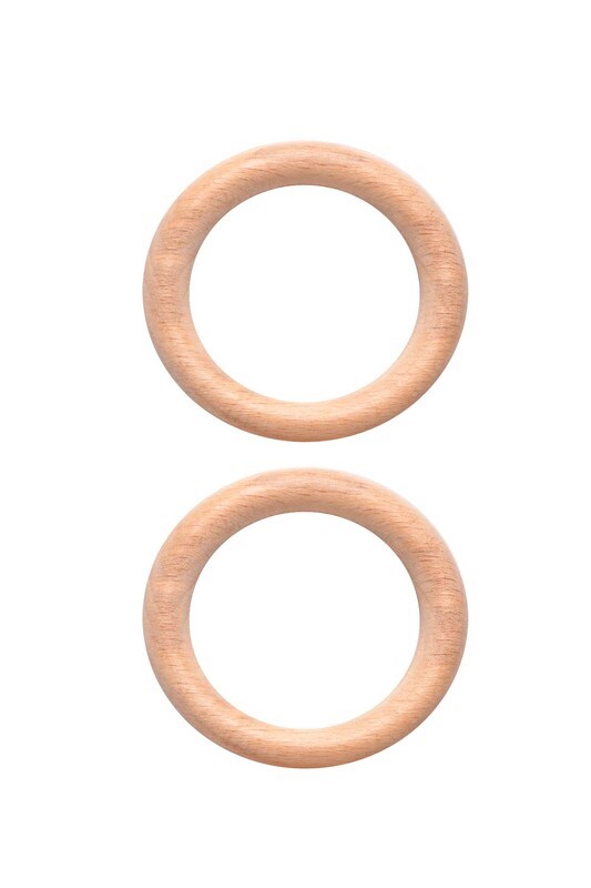Amigurimi Ahşap Halka 7 Cm 2'li