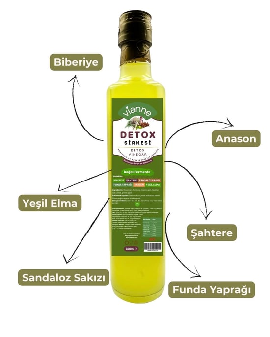 Vianne Detoks Sirkesi 500 Ml
