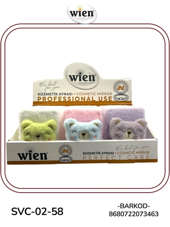 Wien Çanta Aynası Pelüş Svc 02-58