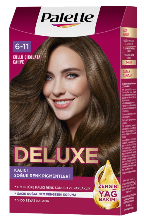 Palette Deluxe 6-11 Küllü Çıkolata Kahve *6