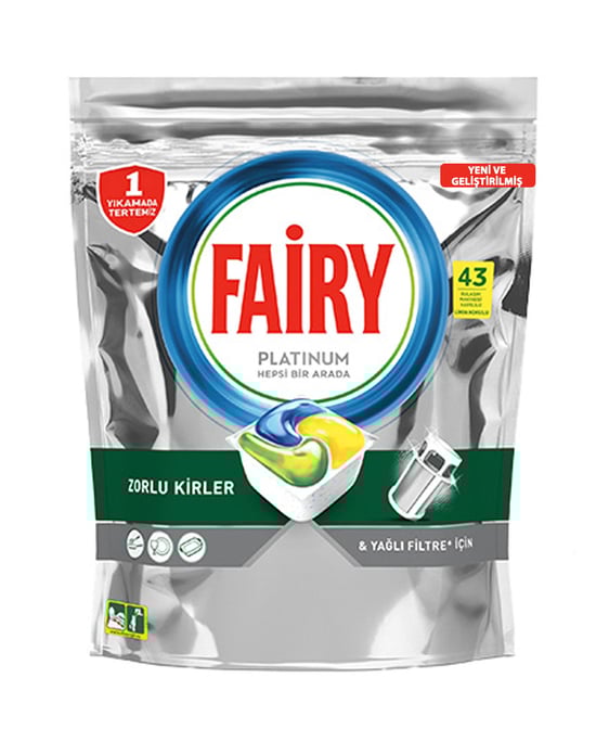 Fairy Platinum 43 Yıkama Bulaşık Makinesi Tableti