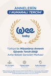 Wee Baby Duo Simetrik Uçlu Emzik 0-6 Ay(mavi - Kahve)