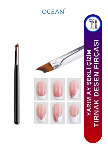 Ocean Nail Art Tırnak Kenar Temizleme ve Düzeltme Fırçası Ebay-116