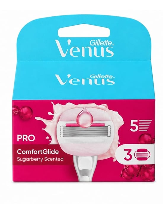 Gillette Venus Comfort Glide Sugarberry 3 Adet Yedek Başlık
