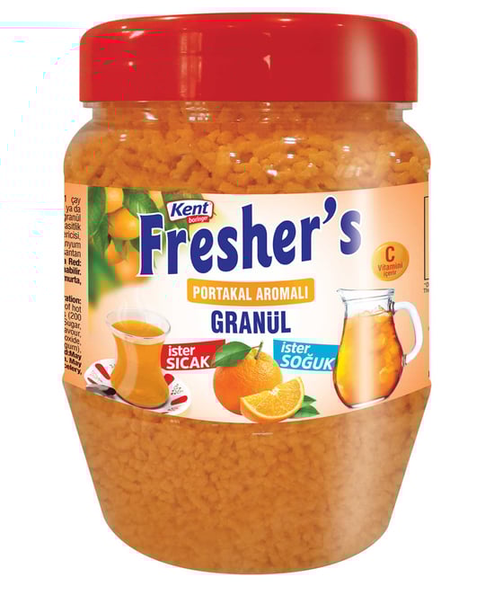 Kent Boringer Fresher's Granül İçecek 300 Gr Portakal Aromalı