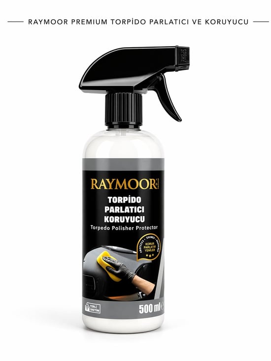 Raymoor Premium Süt Torpido Parlatıcı | Torpido ve Plastik Yüzey Koruyucu