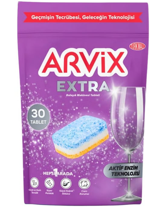 Arvix H1a Bulaşık Makinesi Tableti Extra 30'lu