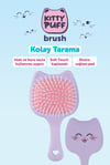Proco Beauty Kids Kitty Puf Açma Tarama Saç Fırçası - Kedicik Figürlü Saç Fırçası ( Mor, Turkuaz, Lila )