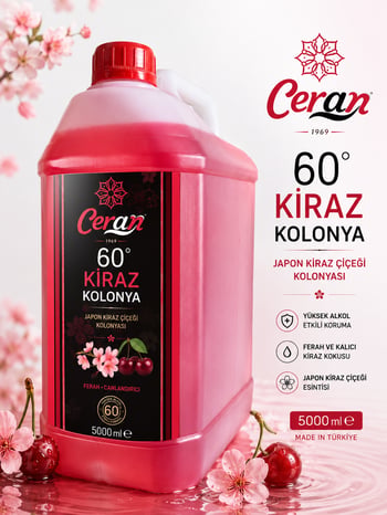5 Litre Japon Kiraz Kolonyası Ceran Marka